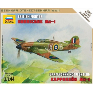 Zvezda 6173 British Fighter "Hurricane Mk.i" (1:144)