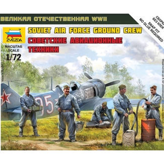 Zvezda 6187 Soviet Air Force Ground Crew (1:72)