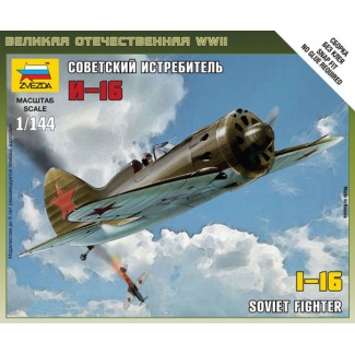 Zvezda 6254 Soviet Fighter I-16 (1:144)