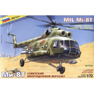 Zvezda 7230 Soviet Military Helicopter Mi-8T "Hip C" (1:72)
