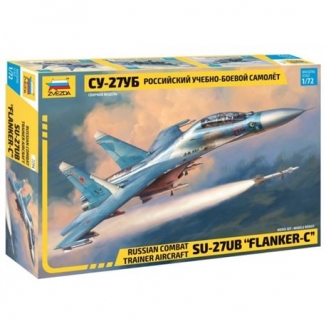 Zvezda 7294 Russian Combat Trainer Aircraft Su-27UB "Flanker-C" (1:72)