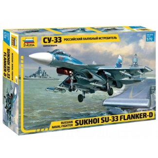 Zvezda 7297 Russian Naval Fighter Sukhoi Su-33 Flanker-D (1:72)