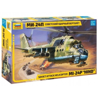 Zvezda 7315 Soviet Attack Helicopter MI-24P "Hind" (1:72)
