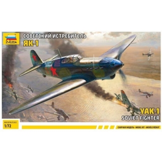 Zvezda 7327 Yak-1 Soviet Fighter (1:72)